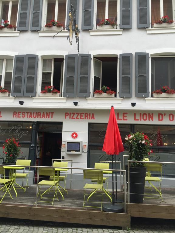 Hotel-Restaurant Le Lion D'Or Porrentruy Esterno foto